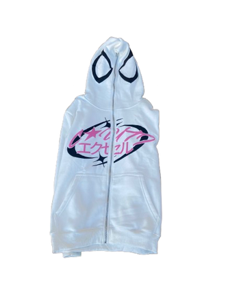 Couti Cotton Spider-Man Full Zip Oversized Hoodie